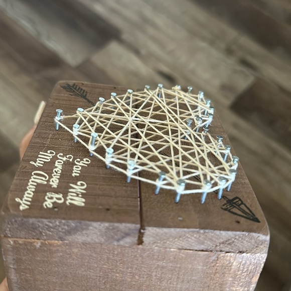 NWOT "You Will Forever Be My Always" Wood Box Sign - Picture 7 of 11